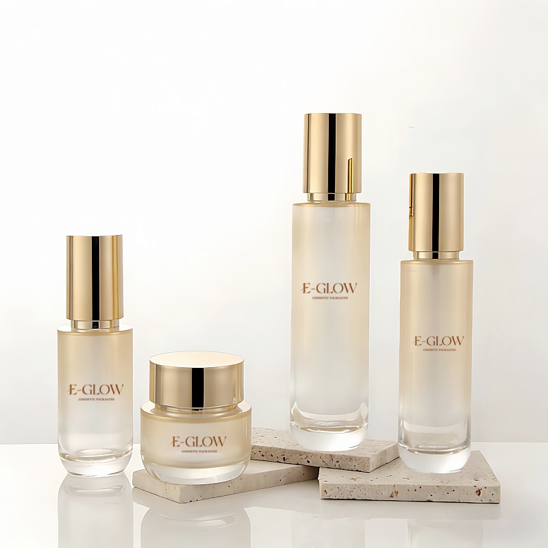Luxury Skincare Packaging - 【로고 맞춤 제작】1개 그라데이션 골드 50g