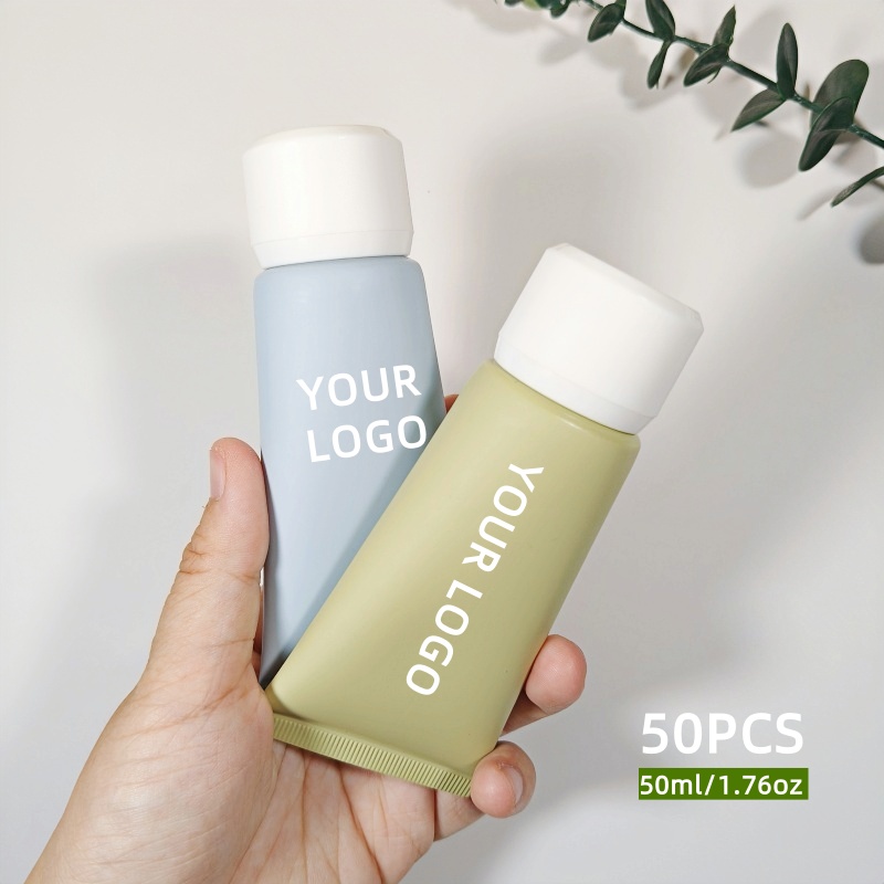 Luxury Skincare Packaging - 【로고 맞춤】50개 맞춤형 50ml 블랙/화이트 무광
