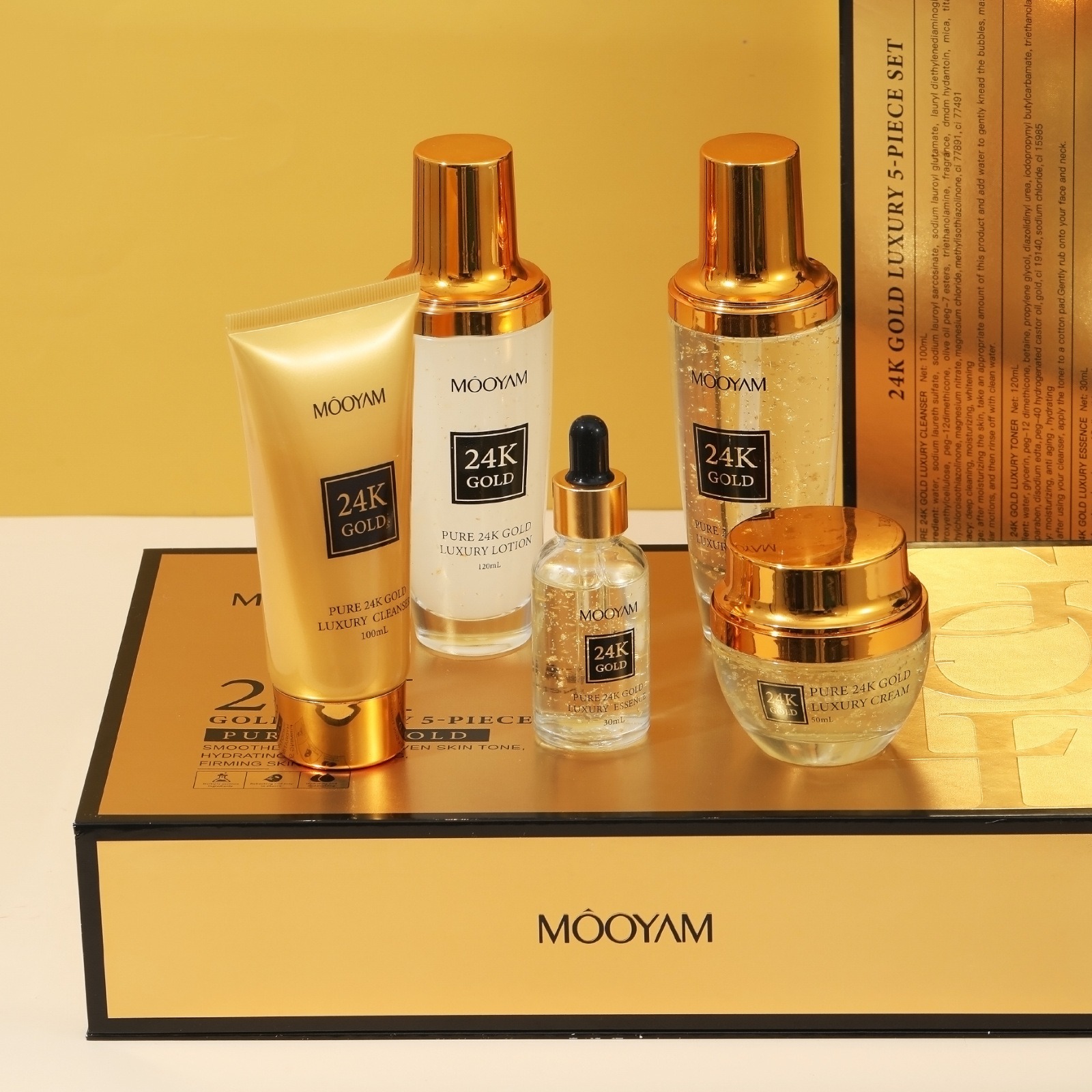 Luxury Gold Skincare - 24K 골드 럭셔리 보습 안티 링클