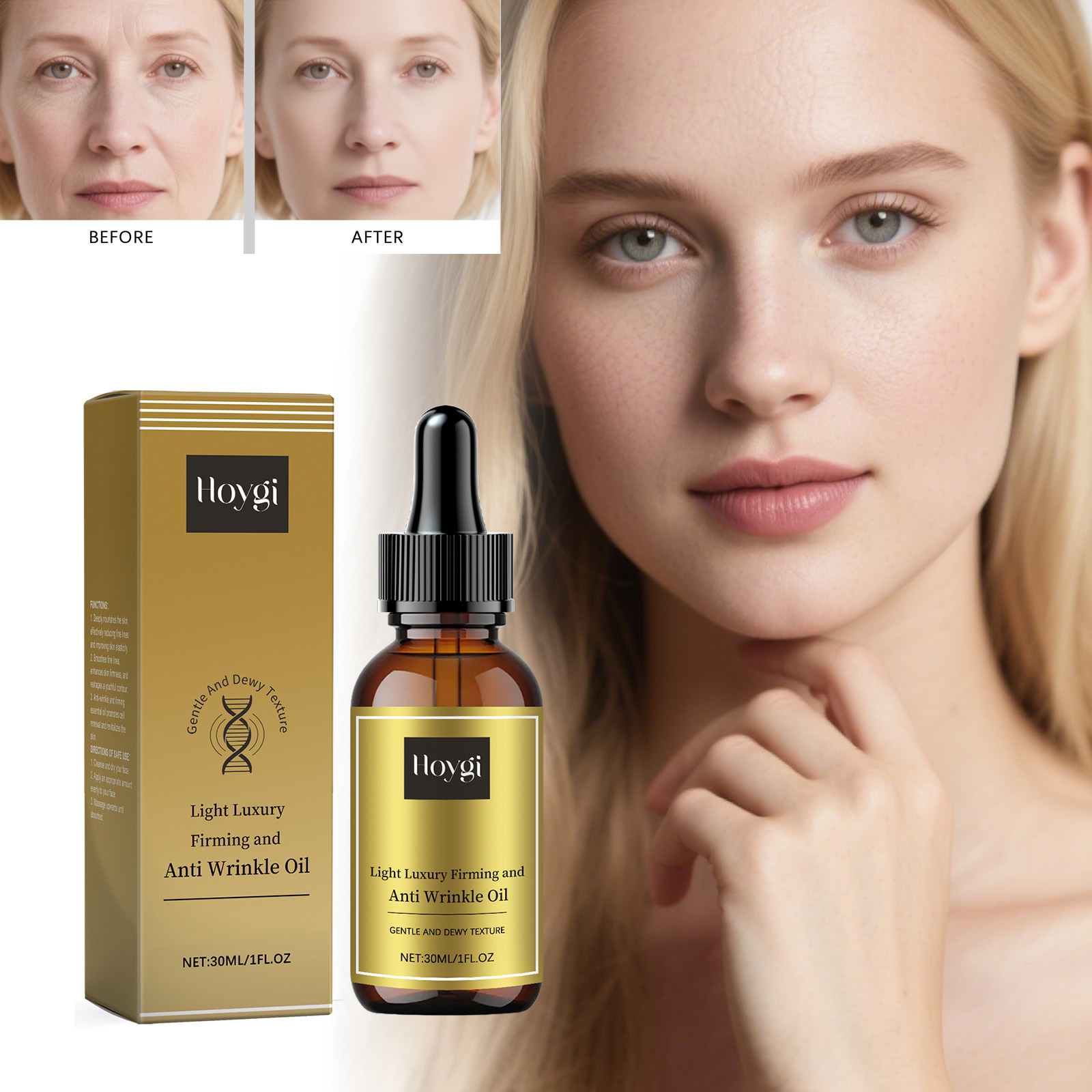 Luxury Skincare Makeup - 탄력있는 페이셜 케어 오일 리프팅 주름