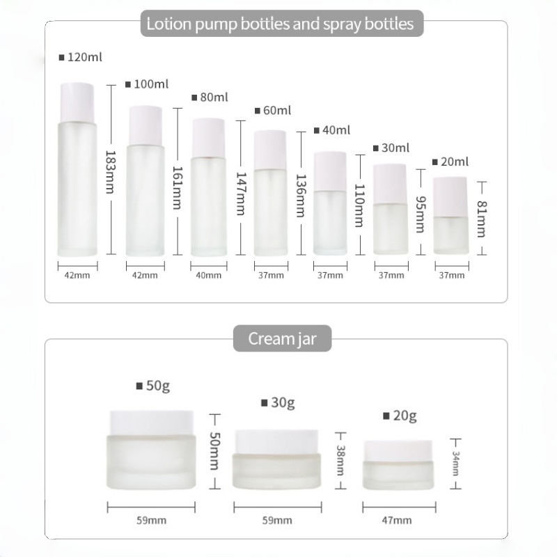 【로고 맞춤 제작】1개 핫세일 신모델 반투명 흰색 뚜껑 - Luxury Skincare Packaging 리뷰 및 가격