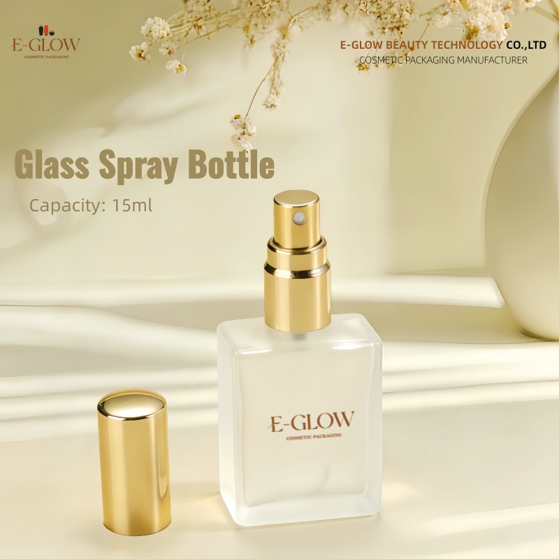 【로고 맞춤】100개 맞춤형 15ml 무광 유리병 스프 - Luxury Skincare Packaging 리뷰 및 가격