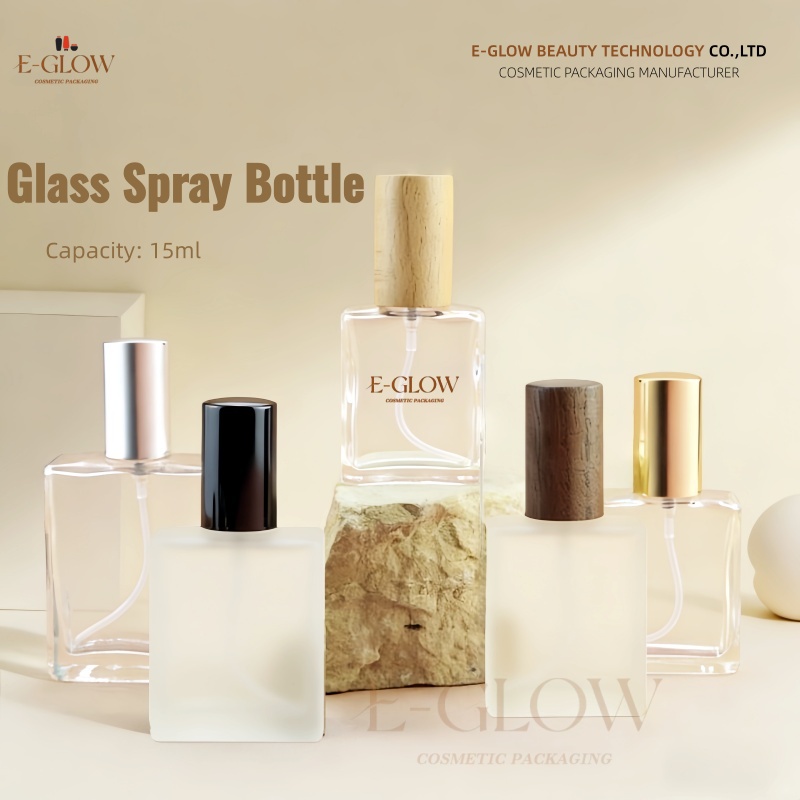 【로고 맞춤】100개 맞춤형 15ml 무광 유리병 스프 - Luxury Skincare Packaging 리뷰 및 가격