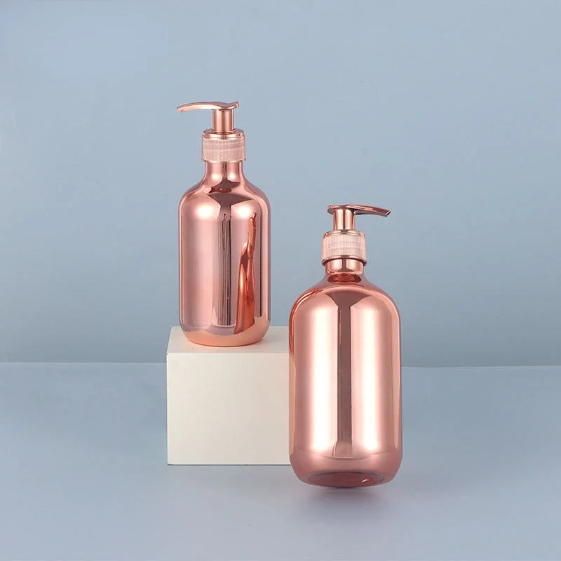 전기 도금 골드 실버 로즈 골드 샴푸 병, 샤워 젤 분 - Luxury Skincare Packaging 리뷰 및 가격