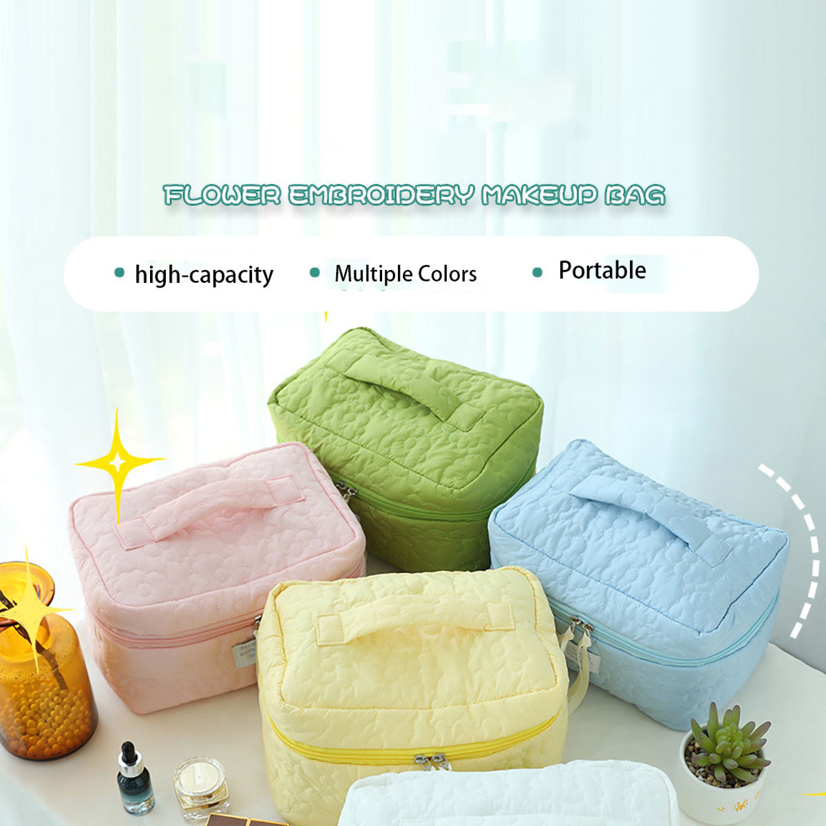 Ins 스타일 캔디 컬러 메이크업 가방 새로운 라이트  - Luxury Skincare Packaging 리뷰 및 가격