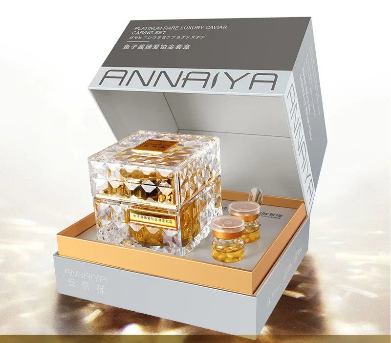 플래티넘 레어 럭셔리 캐비어 케어링 페이셜 크림 주름개 - Luxury Skincare Set For Women 리뷰 및 가격