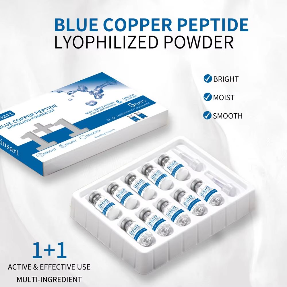 블루 코퍼 펩타이드 동결건조 파우더 키트 GHK-Cu  - Oligopeptide Wrinkle 리뷰 및 가격